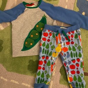 Mini Boden boys 12-18 month outfit